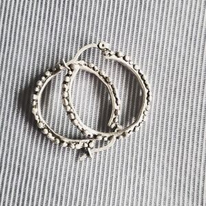 Silver Lucky Brand earrings